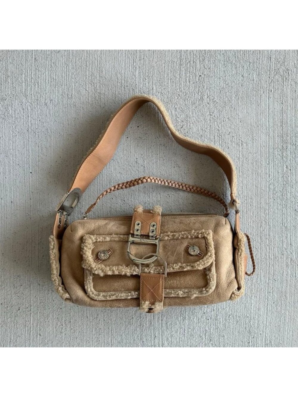 Dior Shoulder Bag Shearling